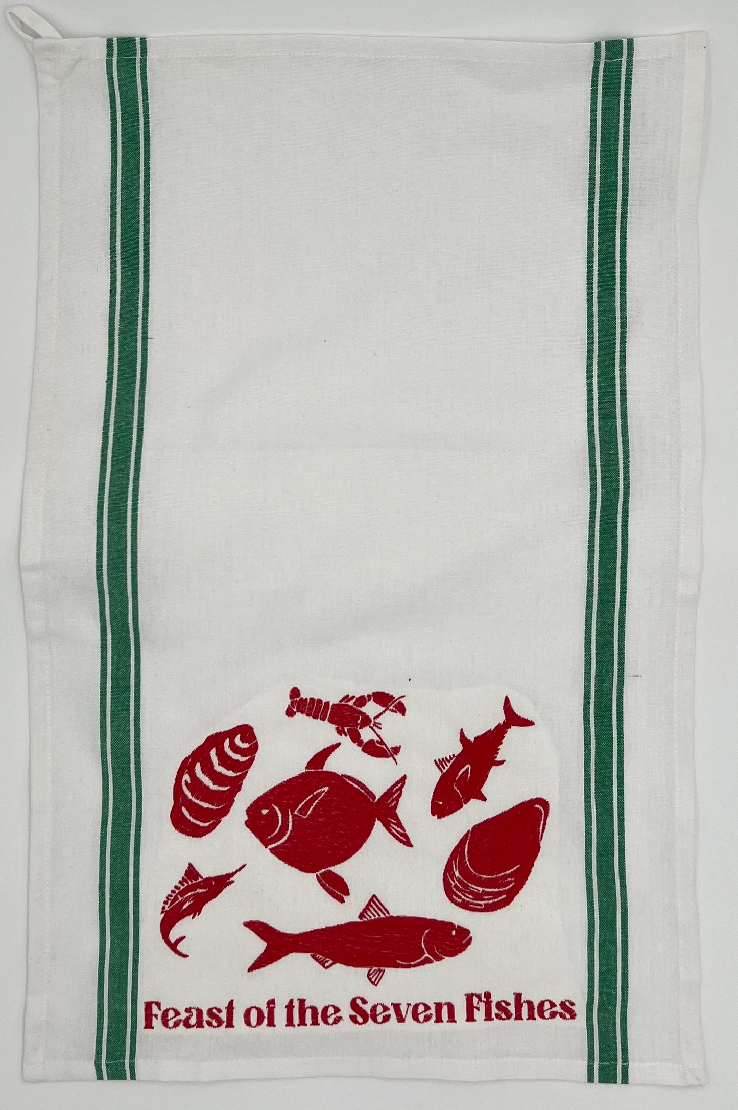 Feast of the Seven Fishes Tea Towel