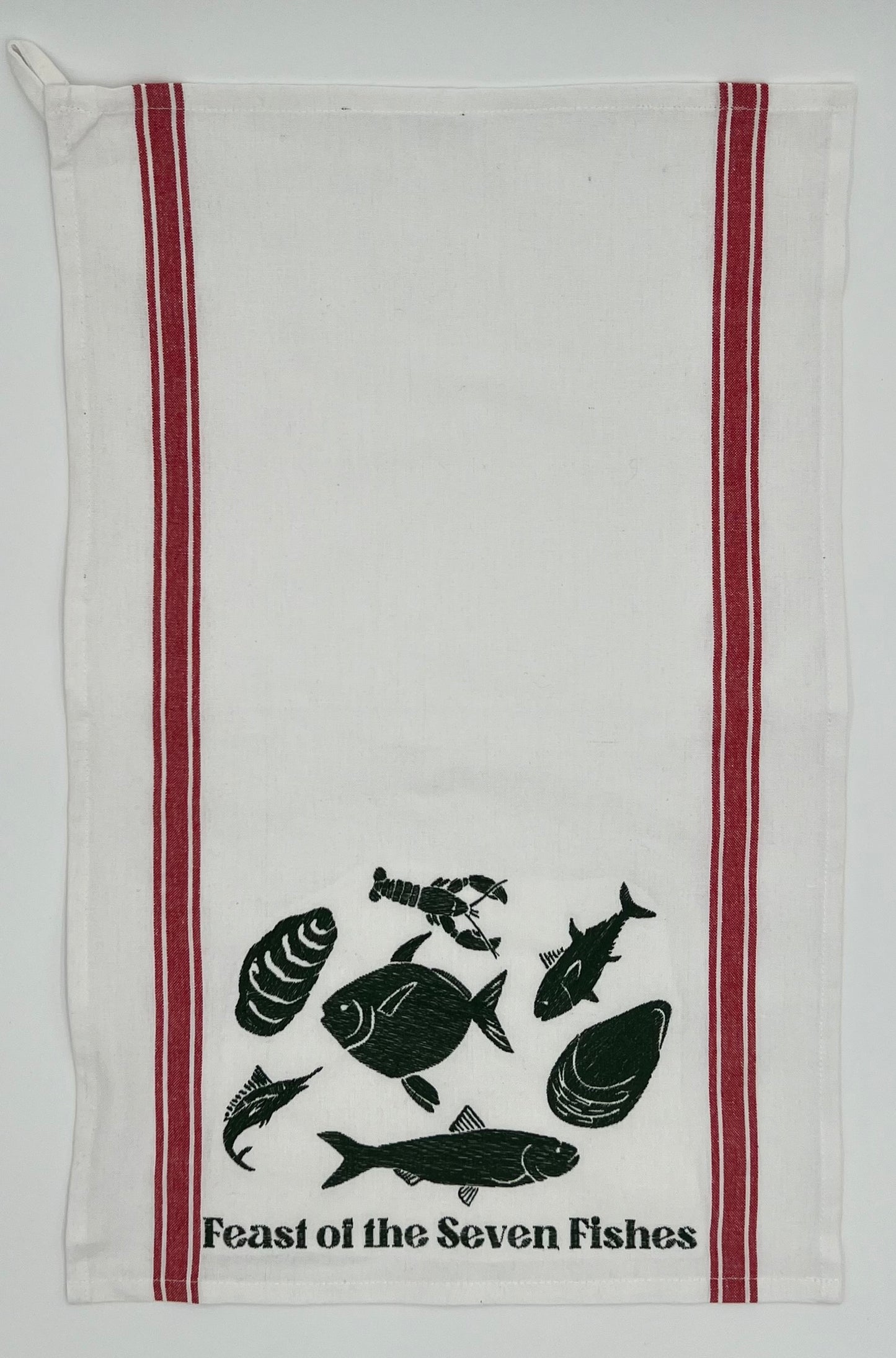 Feast of the Seven Fishes Tea Towel