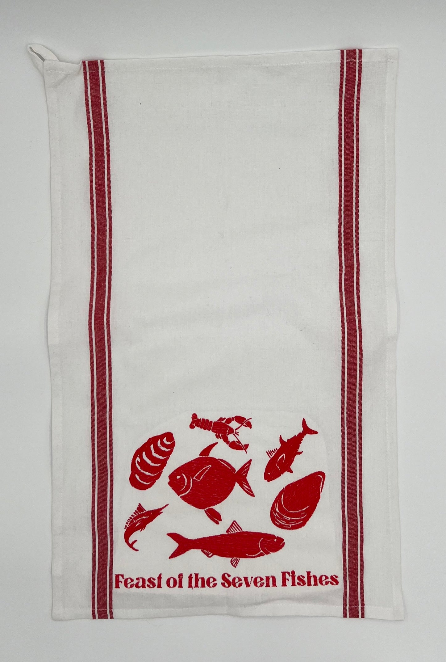 Feast of the Seven Fishes Tea Towel