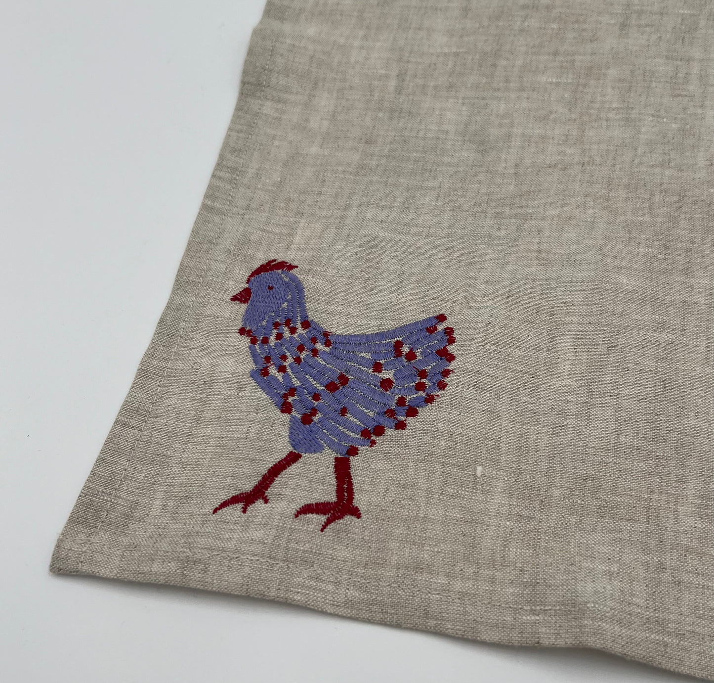 Lilac Chicken Napkins