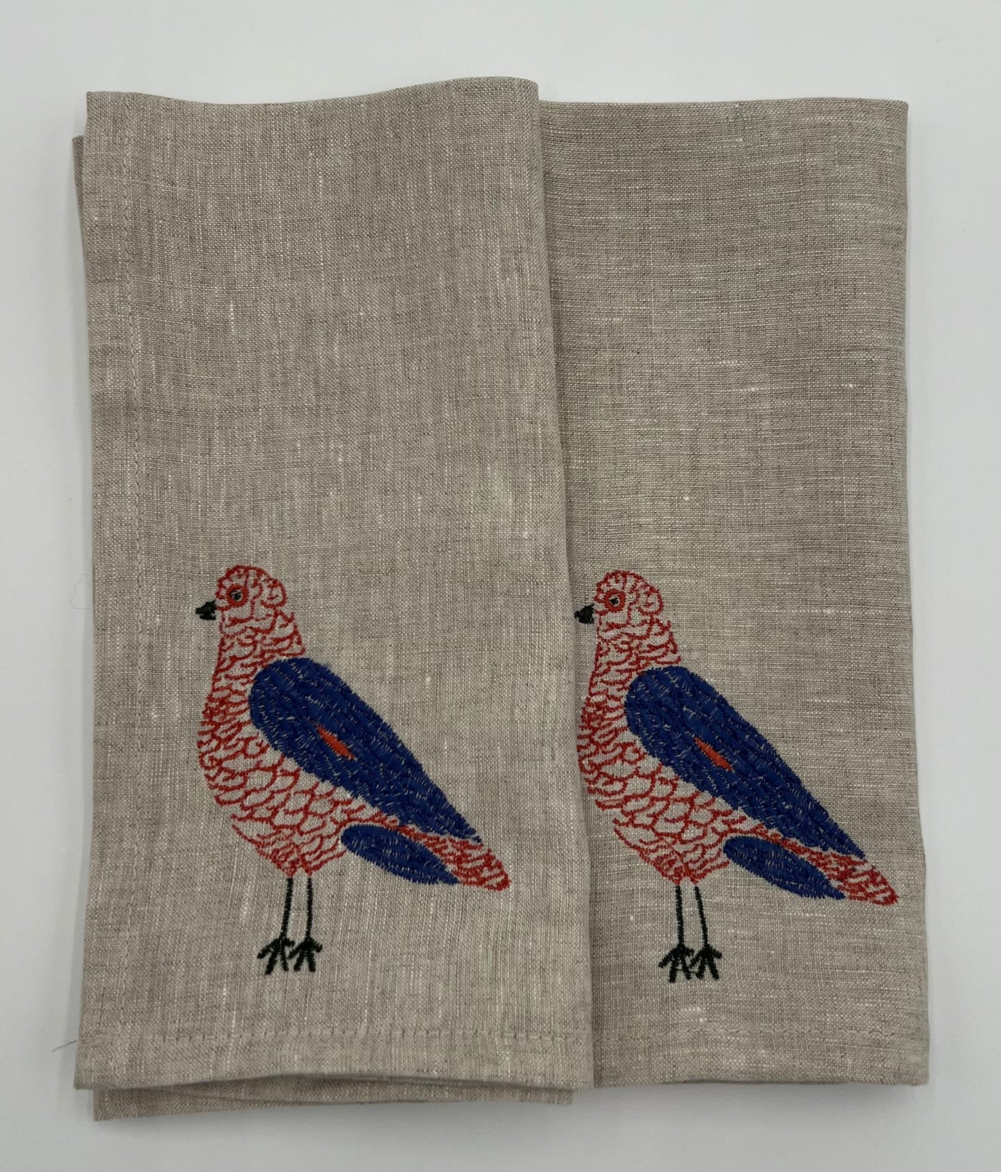Blue Pigeon Napkins