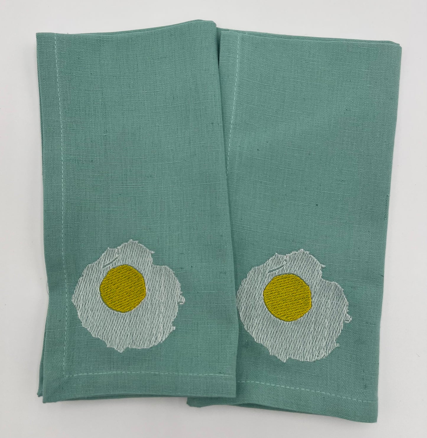 Blue Fried Egg Napkins