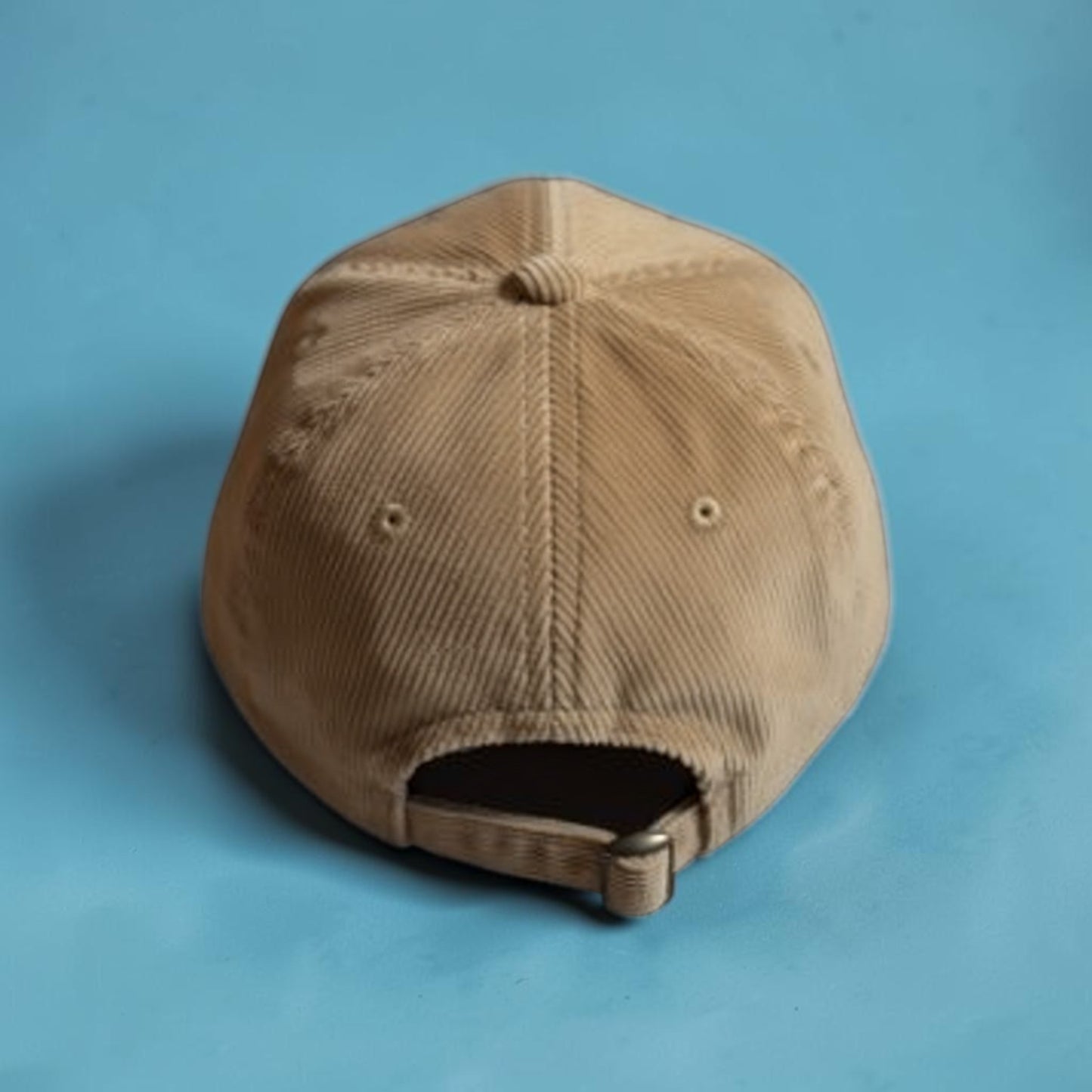Embroidered Corduroy Dad Hat — Tattoo Style Father's Day Cap