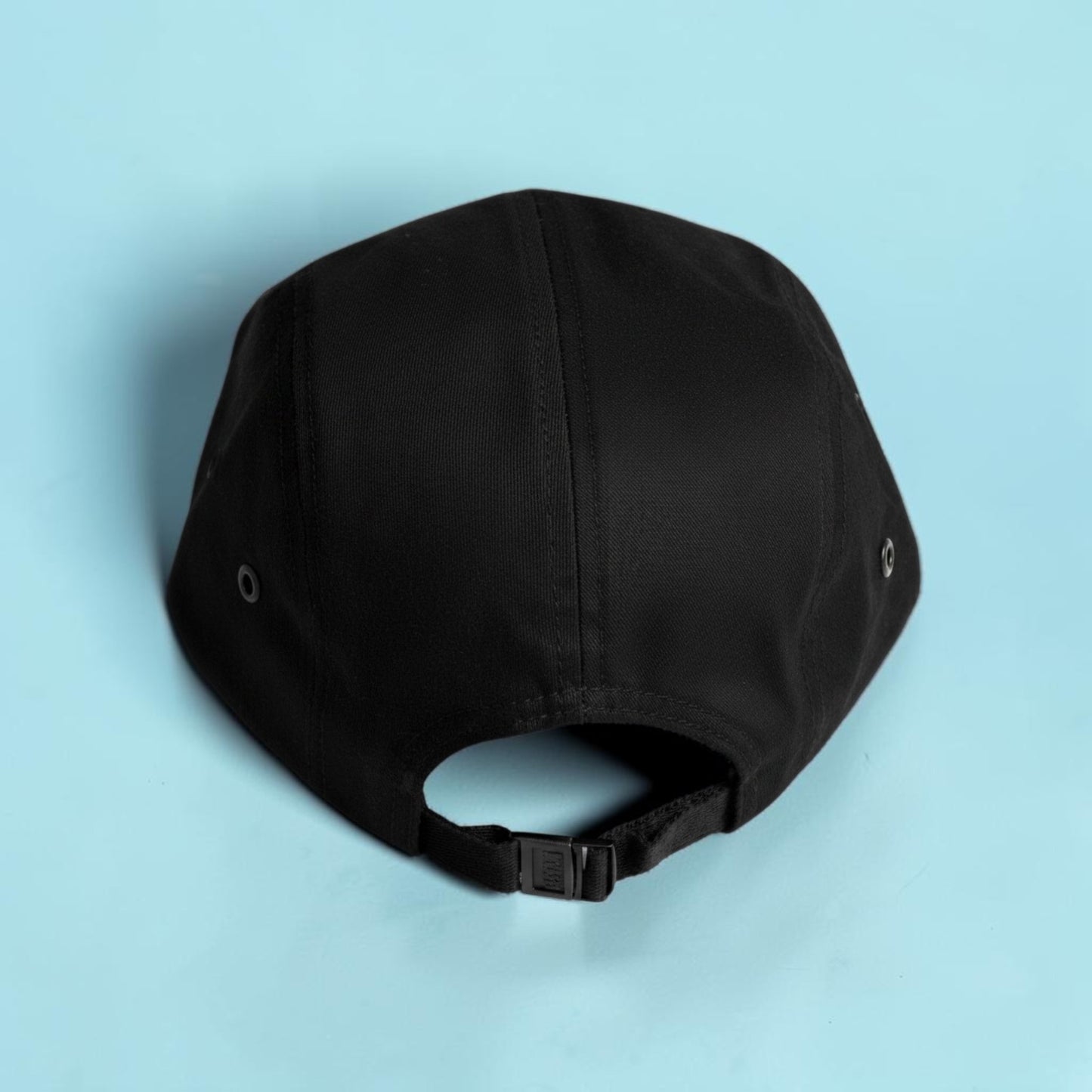 Embroidered Dad Hat — Tattoo Style Black Flat Bill Cap